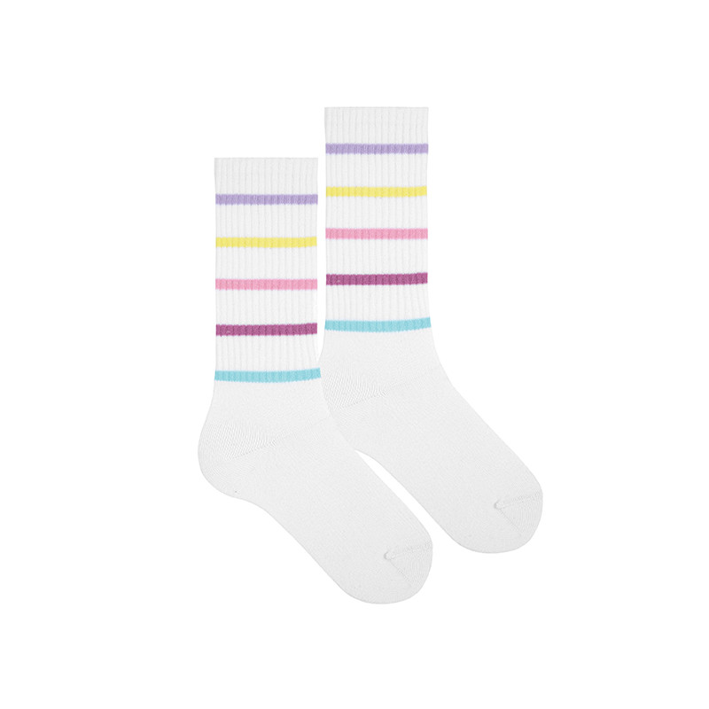 calcetines-altos-sport-listas-colores